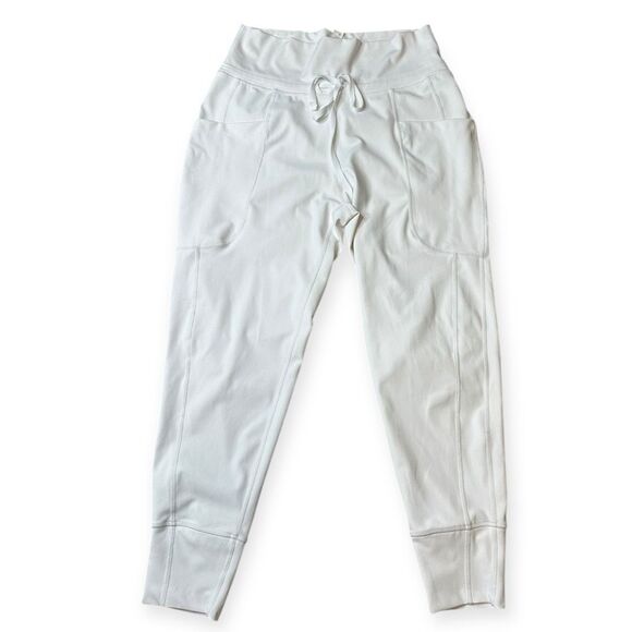 FABLETICS Women’s White Maj Pureluxe Joggers Size Small - Picture 1 of 4